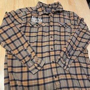 Patagonia Fjord Flannel - Firestone Walker Brewery patch